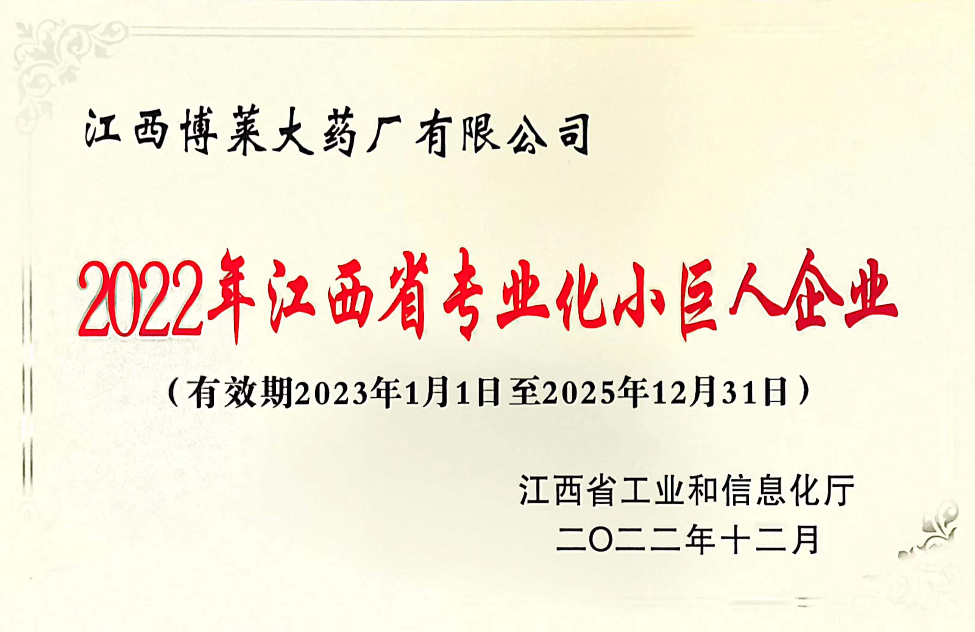 專業(yè)化小巨人企業(yè)